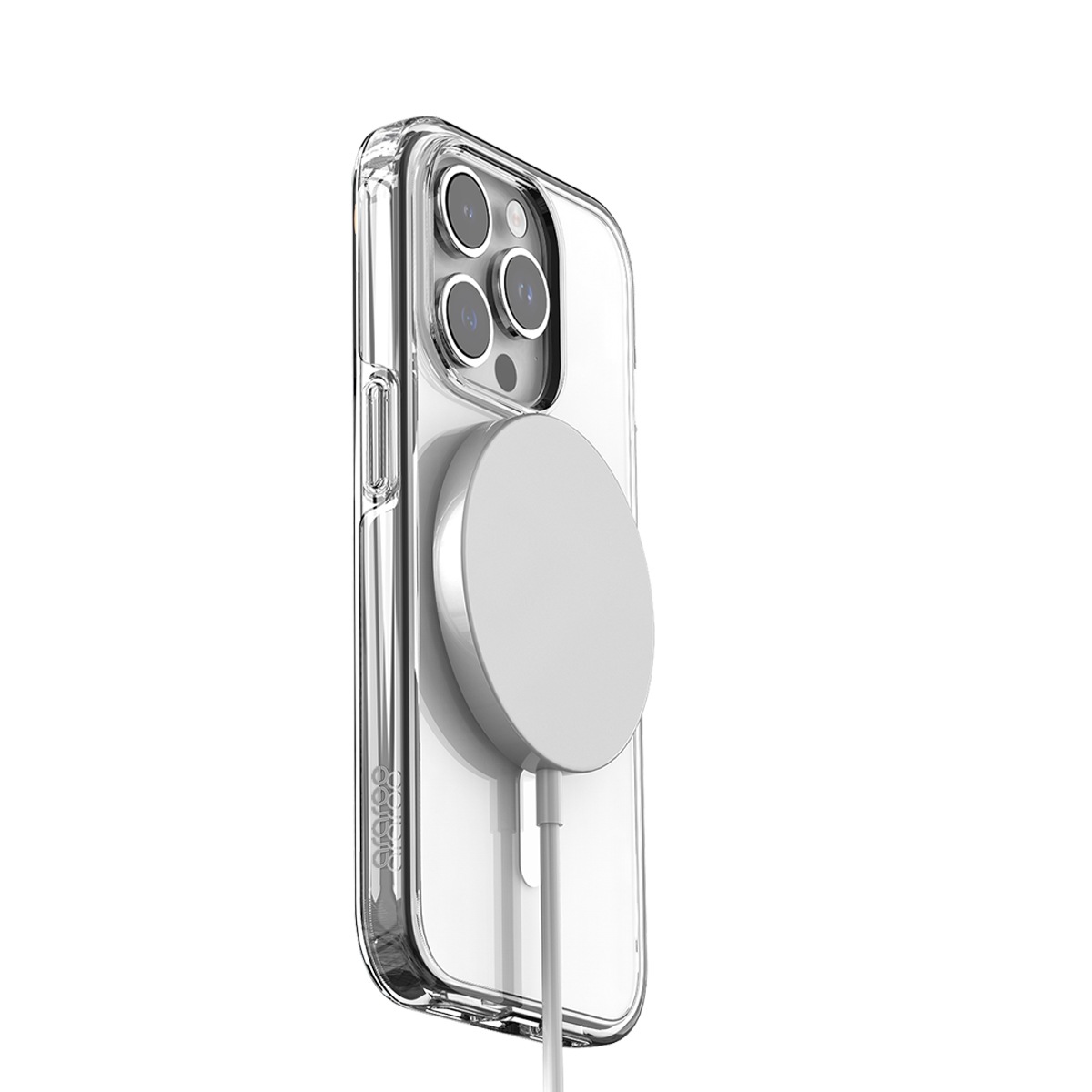 araree [ iPhone 15 / 15 Pro / 15 Pro Max / 15 Plus 用] Duple M MagSafe対応 クリアケース 透明 スマホケース カバー