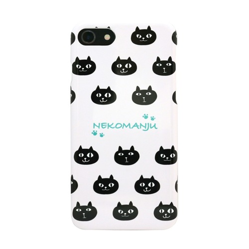 [iPhone SE (第3世代)/8/7 用] ネコマンジュウ ハードケース カバー 公式ライセンス品