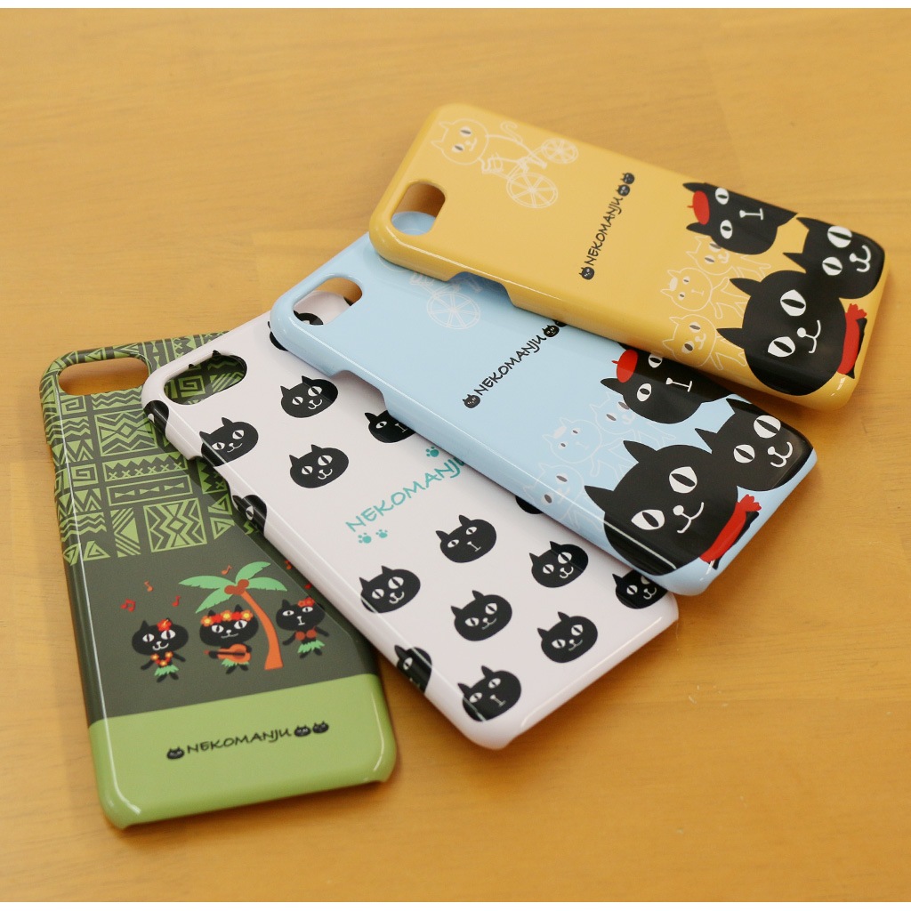 [iPhone SE (第3世代)/8/7 用] ネコマンジュウ ハードケース カバー 公式ライセンス品