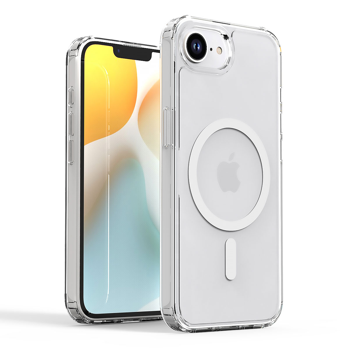 [iPhone 16e 用] MagSafe対応 Duple M クリアケース 透明