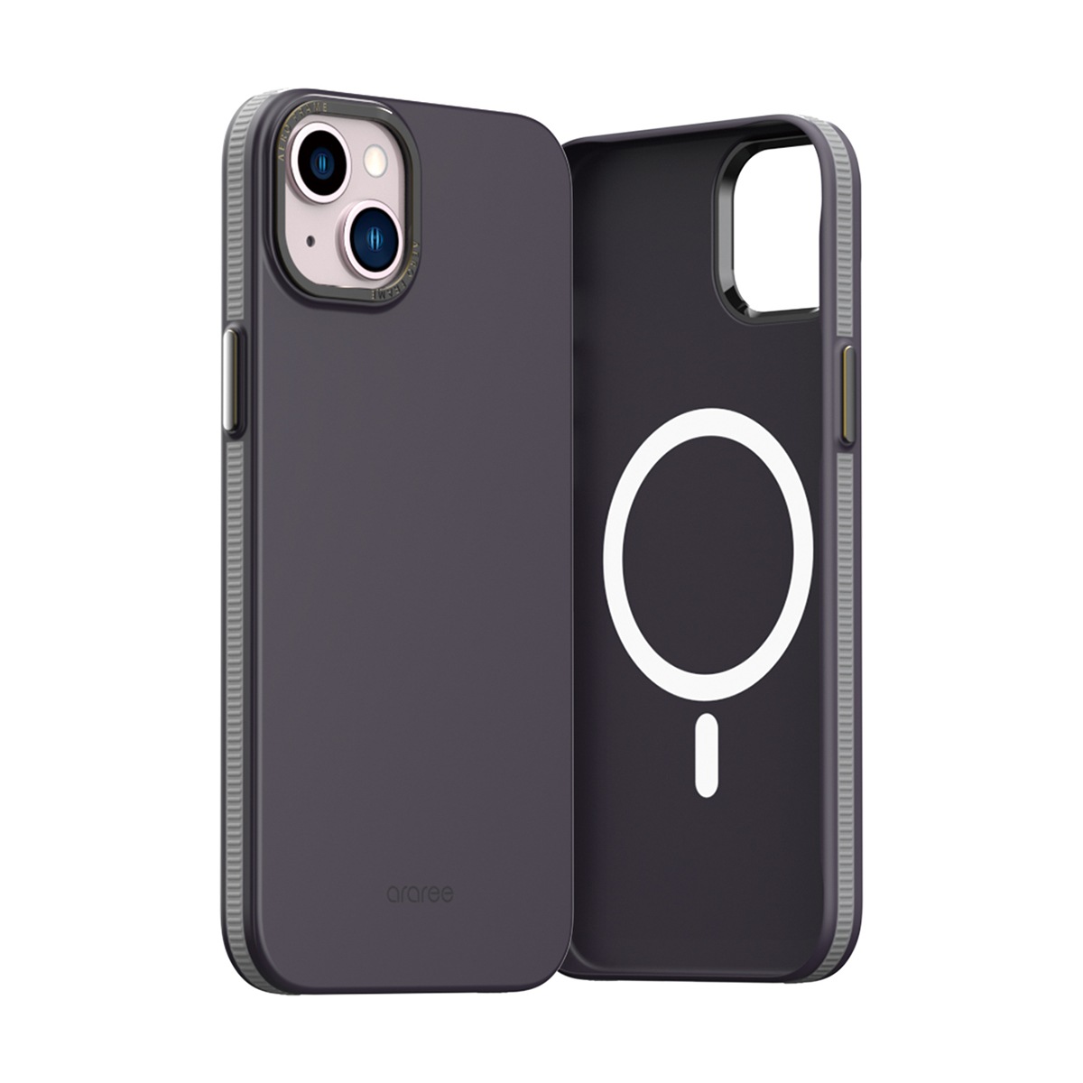 araree [ iPhone 15 / 15 Pro / 15 Pro Max / 15 Plus 用] AERO FRAME MagSafe対応 ケース スマホケース カバー