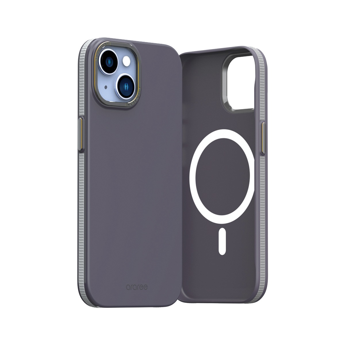 araree [ iPhone 15 / 15 Pro / 15 Pro Max / 15 Plus 用] AERO FRAME MagSafe対応 ケース スマホケース カバー