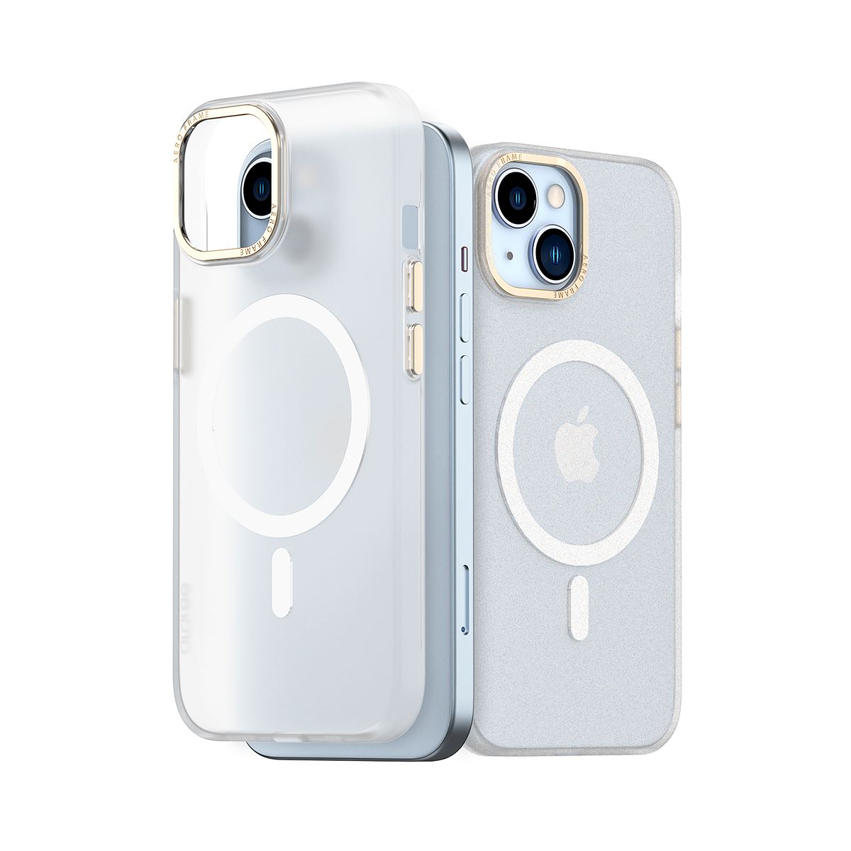 araree [ iPhone 15 / 15 Pro / 15 Pro Max / 15 Plus 用] AERO FRAME MagSafe対応 ケース スマホケース カバー
