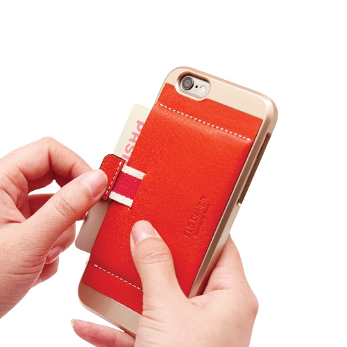 iPhone6 ケース SLG Design D6 Italian Minerva Box Leather Card Pocket Bar（エスエルジ―デザイン D6 イタリアンミネルバボックスレザーカードポケットバー）アイフォン