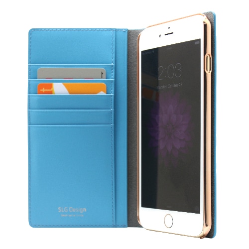 【iPhone 6s Plus / 6 Plus ケース】SLG Design D5 Calf Skin Leather Diary （カーフスキンレザーダイアリー）【手帳型 / 本革】