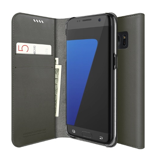 Galaxy S7 edge ケース 手帳型 araree MUSTANG（アラリー マスタング）ギャラクシー エスセブン エッジ