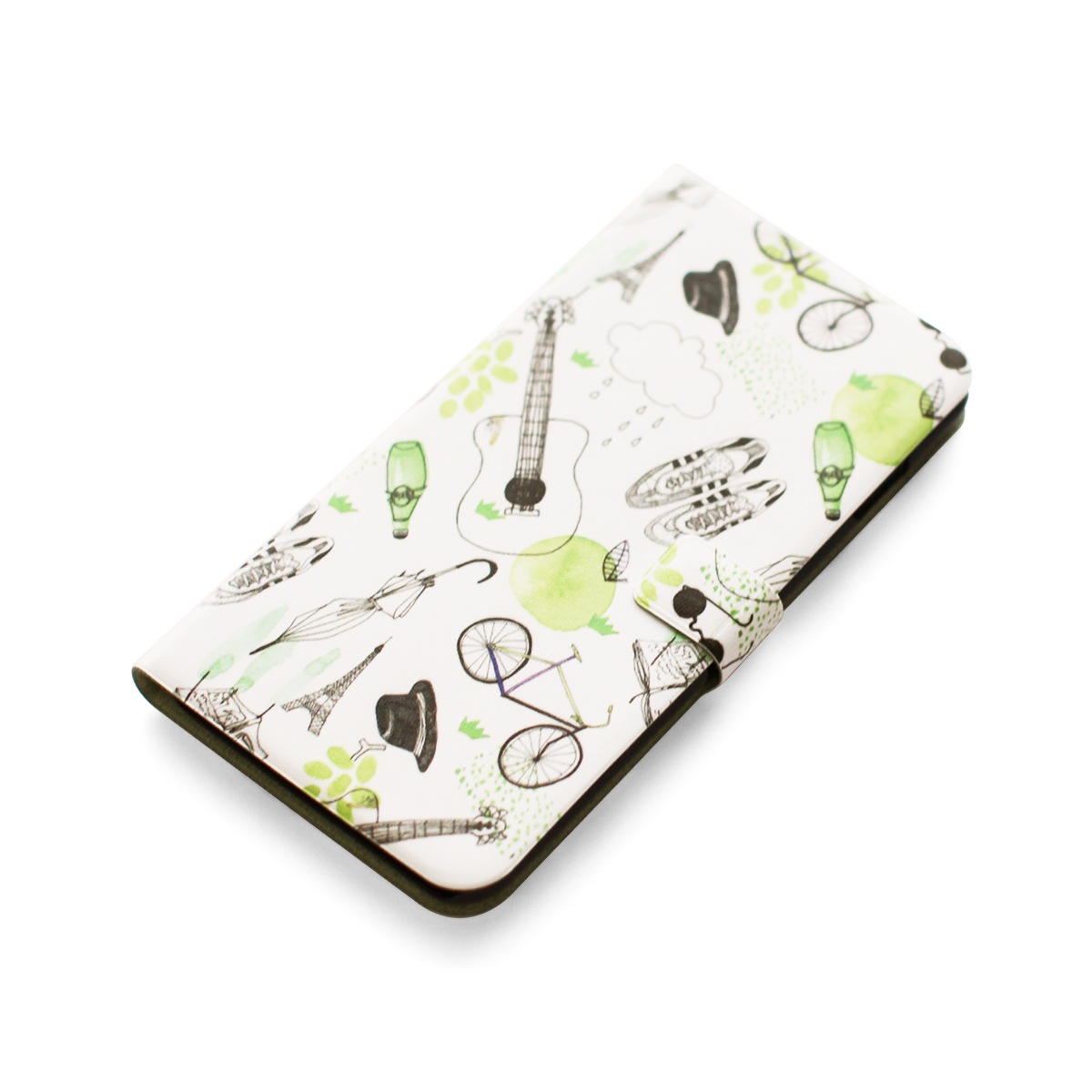 iPhone 8 Plus / 7 Plus ケース 手帳型 Happymori French Cafe Diary （ハッピーモリ フレンチカフェダイアリー）アイフォン カバー