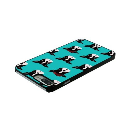 iPhone 8 Plus / 7 Plus ケース Dparks ブラックケース French Bulldog（ディーパークス フレンチブルドッグ）アイフォン カバー イヌ