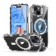 [iPhone 16 / 16 Pro / 16 Pro Max 用] Classic スタンド付きハイブリッドケース 透明背面カバー 米軍MIL規格の耐衝撃性 for iPhone 16 / 15 シリーズ