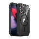 [iPhone 16 / 16 Pro / 16 Pro Max 用] Classic スタンド付きハイブリッドケース 透明背面カバー 米軍MIL規格の耐衝撃性 for iPhone 16 / 15 シリーズ