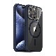 [iPhone 16 / 16 Pro / 16 Pro Max 用] Classic スタンド付きハイブリッドケース 透明背面カバー 米軍MIL規格の耐衝撃性 for iPhone 16 / 15 シリーズ