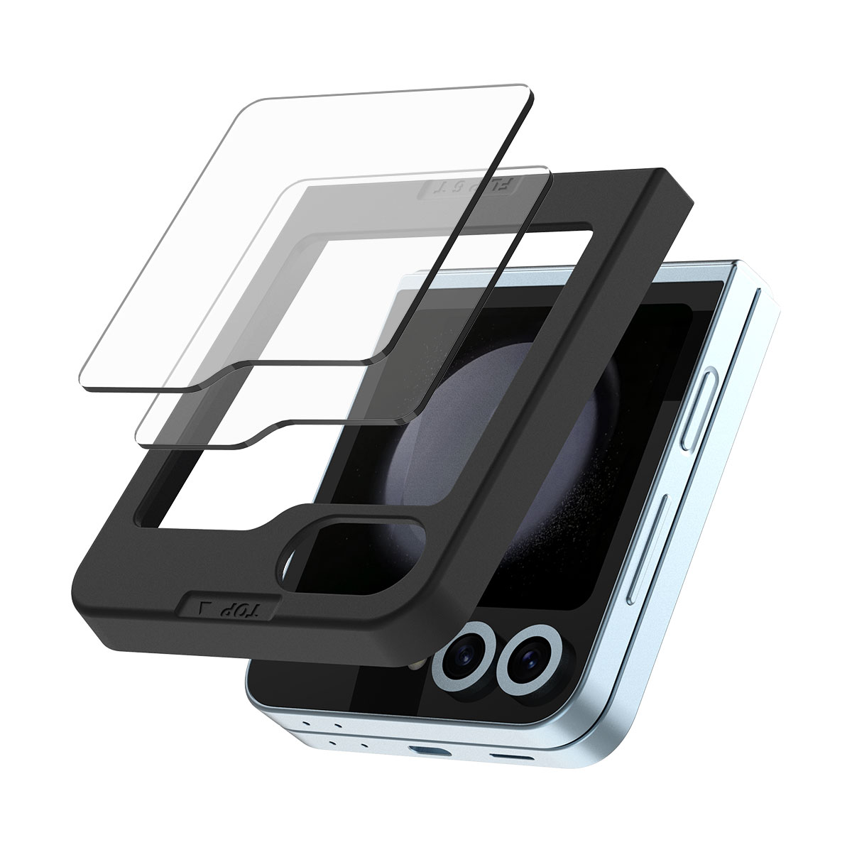 [Galaxy Z Fold7 / Flip7 / Fold6 / Flip6保護フィルム] CORE フロントディスプレイ用 強化 ガラス（2枚入り）