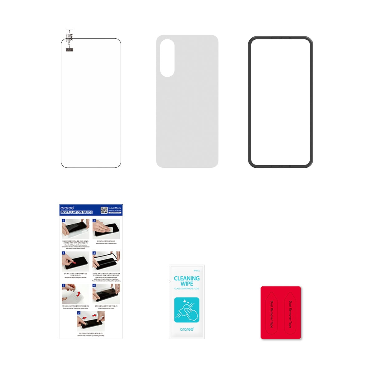 [Galaxy A36 5G 用] CORE 液晶保護 ガラスフィルム 取り付けガイド付き