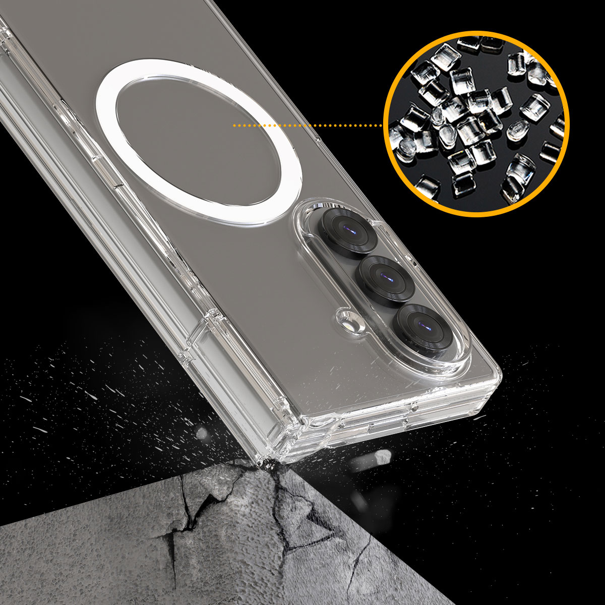 araree（アラリー） [Galaxy Z Fold7 用] MagSafe対応 Nukin 360