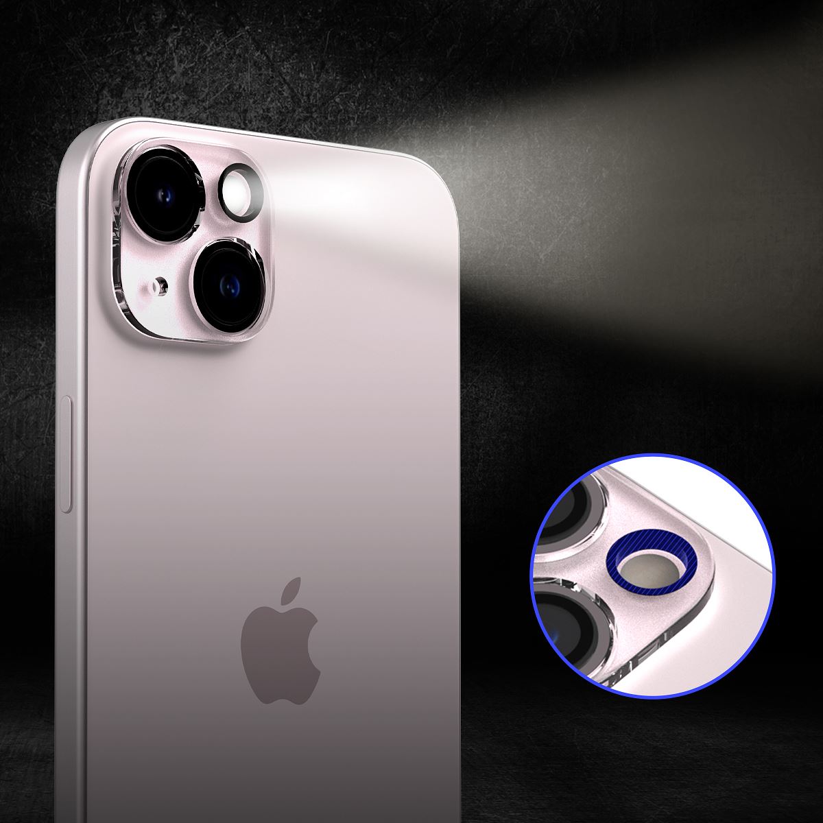 araree [ iPhone 15 / 15 Plus 用] core CM カメラ専用強化ガラスフィルム クリア カメラレンズ 保護フィルム