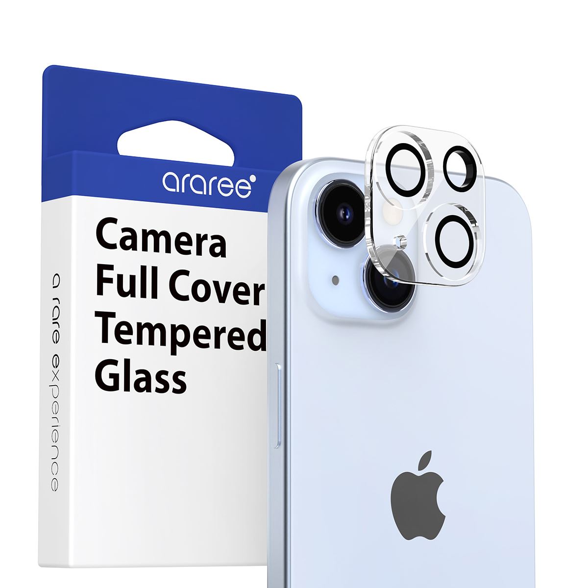araree [ iPhone 15 / 15 Plus 用] core CM カメラ専用強化ガラスフィルム クリア カメラレンズ 保護フィルム