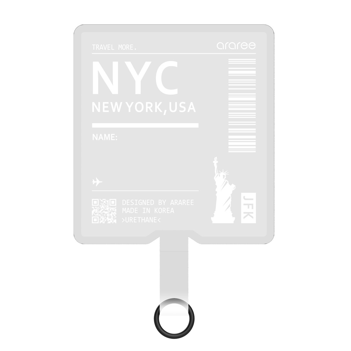araree TAG HOLDER 外付けストラップホール 【ストラップホルダー / お好きなストラップと合わせて 紛失・落下・盗難防止】 AR19139