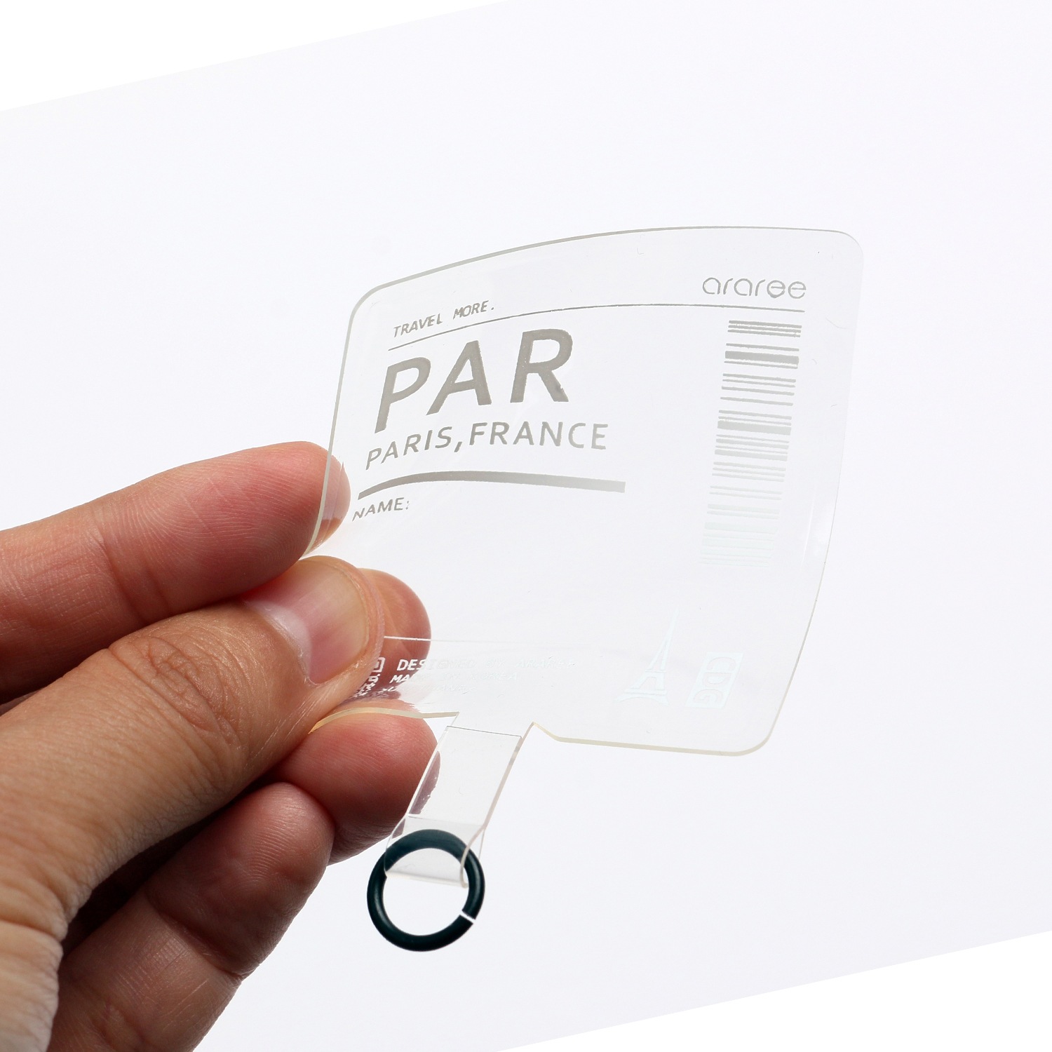 araree TAG HOLDER 外付けストラップホール 【ストラップホルダー / お好きなストラップと合わせて 紛失・落下・盗難防止】 AR19139
