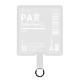 araree TAG HOLDER 外付けストラップホール 【ストラップホルダー / お好きなストラップと合わせて 紛失・落下・盗難防止】 AR19139