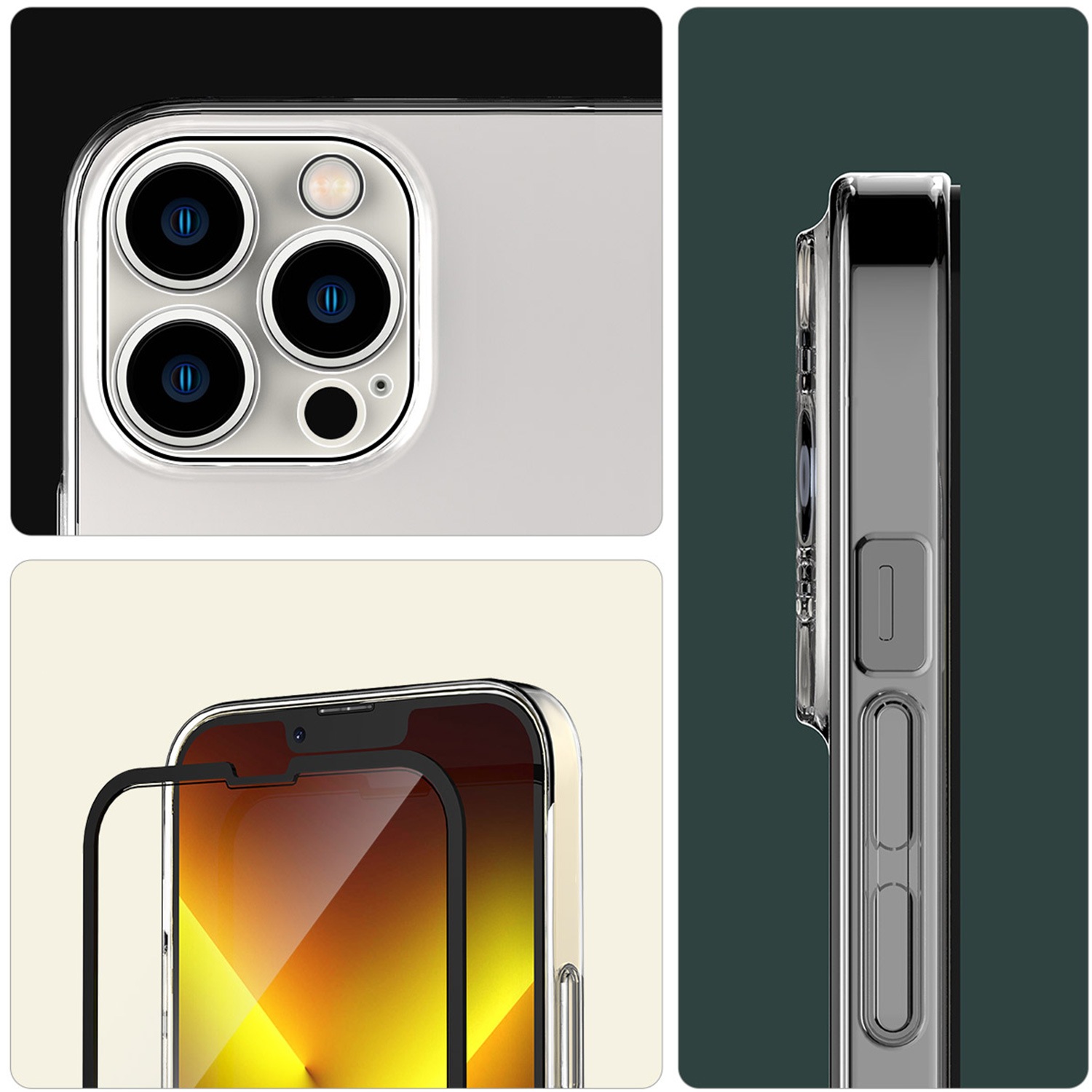 araree iPhone 13 Pro / 13 Pro Max 用 core Nukin 360 フルカバー クリア