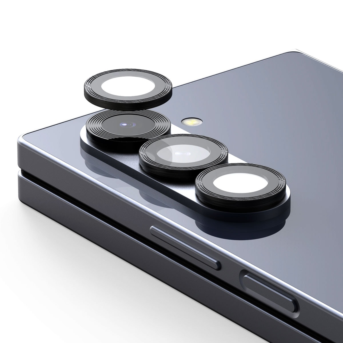 [Galaxy Z Fold7 / Flip7 / Fold6 / Flip6 レンズ保護フィルム] CORE MR カメラ専用 強化 ガラスフィルム メタルリング