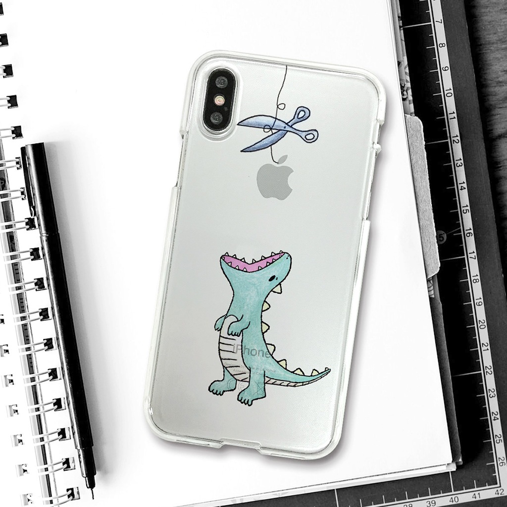 【iPhone 11 Pro ケース】Dparks ソフトクリアケース はらぺこザウルス 恐竜