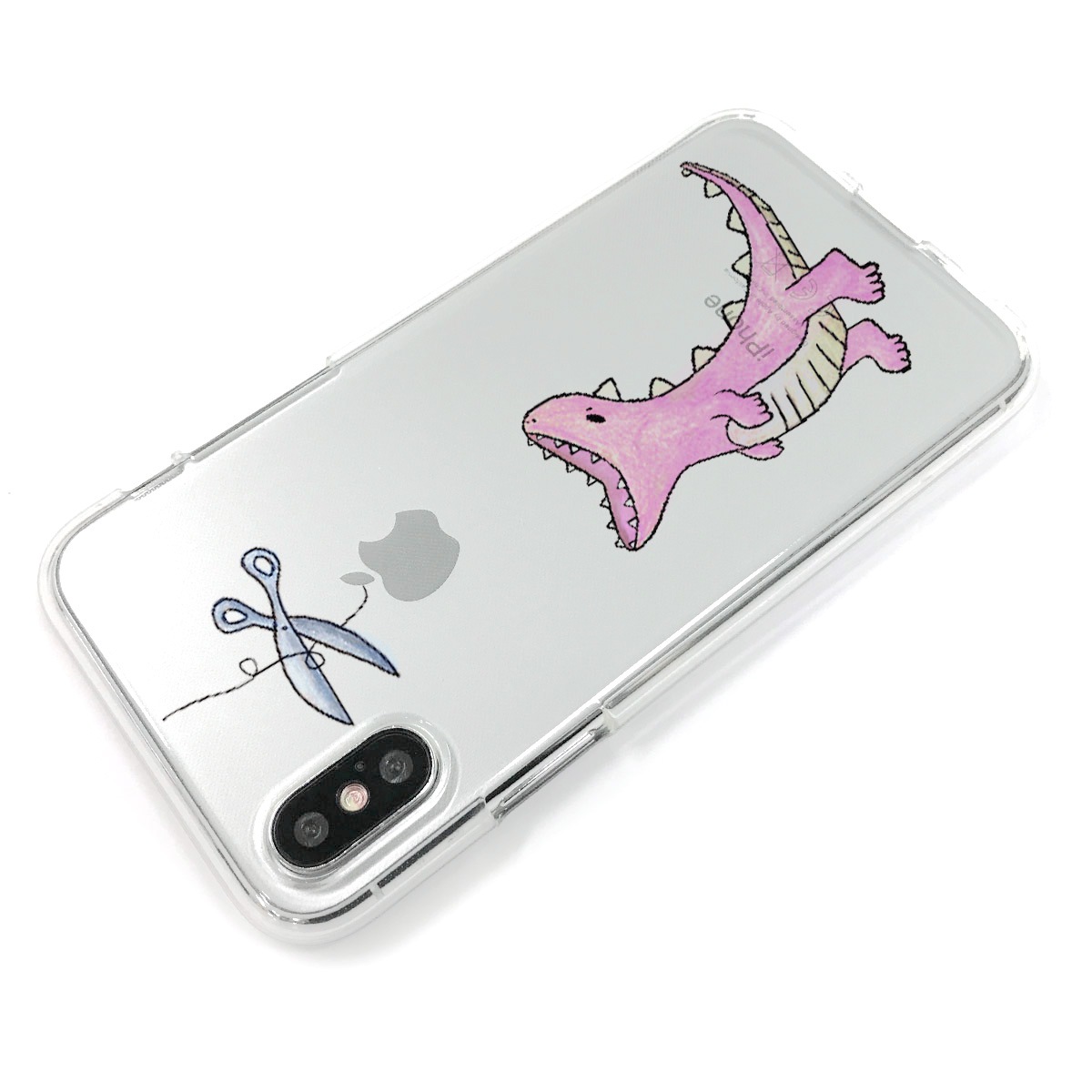 【iPhone 11 Pro ケース】Dparks ソフトクリアケース はらぺこザウルス 恐竜