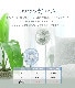 最大36時間 BARSET 4D FAN 多機能コードレス 卓上扇風機 ＆ サーキュレーター [リモコン付き 高さ・首振り・上下角度調節 低騒音設計]