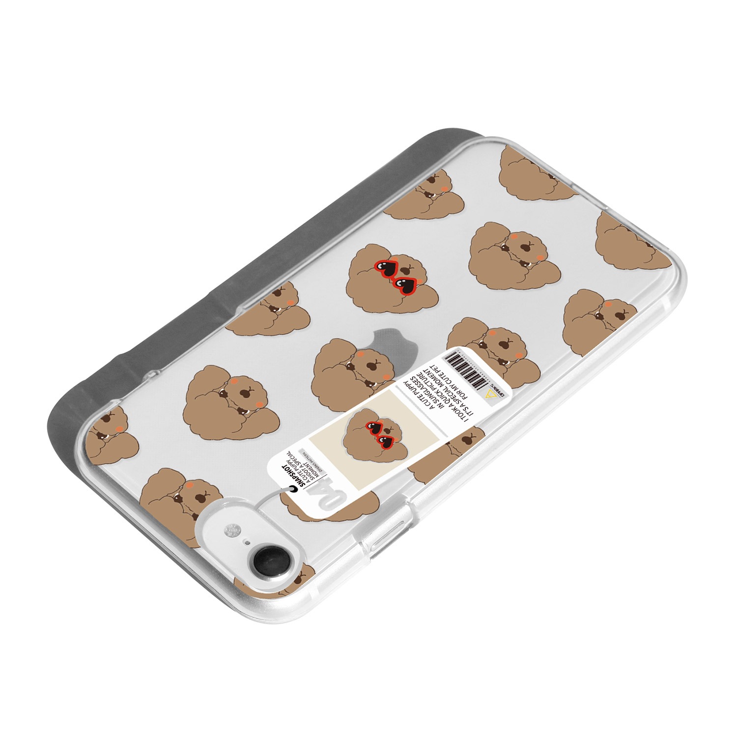 iPhone SE3 ケース カバー ソフト クリア バックカバー Dparks Dog パターン 【 iPhone 13 / 13 Pro / iPhone 13 mini / iPhone SE (第3/2世代)、、iPhone 8 / 7 】 背面カバー型 アイフォンケース