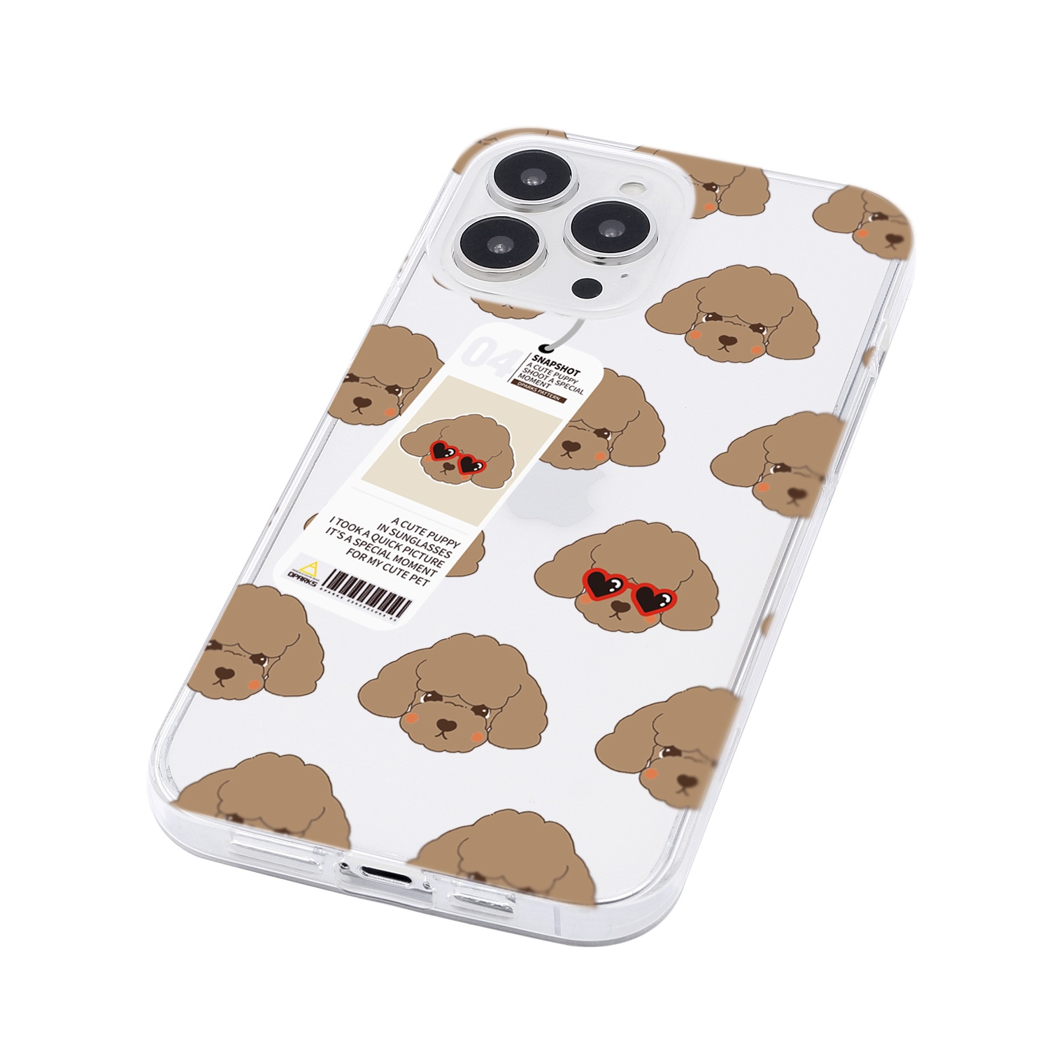 iPhone SE3 ケース カバー ソフト クリア バックカバー Dparks Dog パターン 【 iPhone 13 / 13 Pro / iPhone 13 mini / iPhone SE (第3/2世代)、、iPhone 8 / 7 】 背面カバー型 アイフォンケース