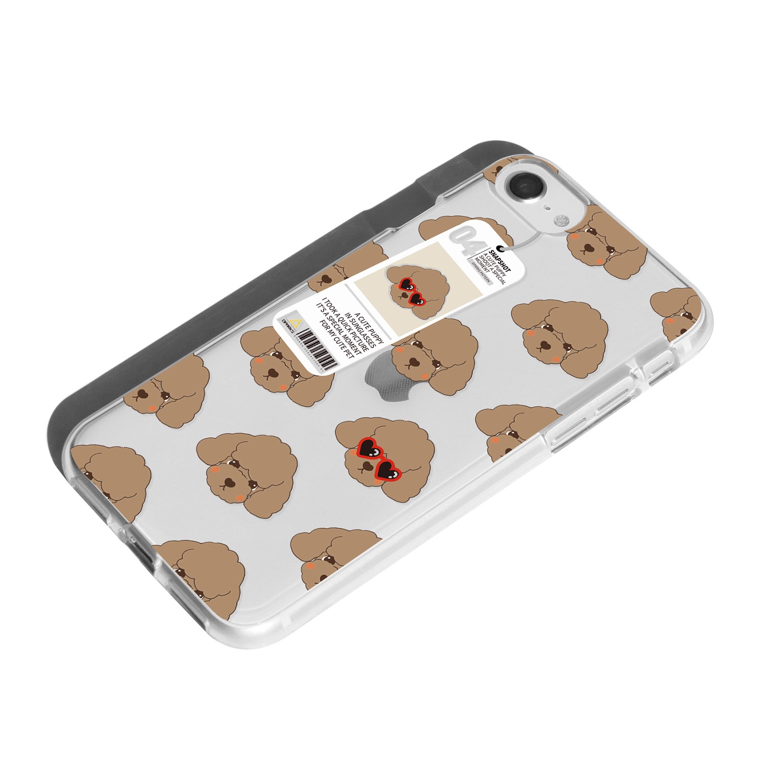 iPhone SE3 ケース カバー ソフト クリア バックカバー Dparks Dog パターン 【 iPhone 13 / 13 Pro / iPhone 13 mini / iPhone SE (第3/2世代)、、iPhone 8 / 7 】 背面カバー型 アイフォンケース
