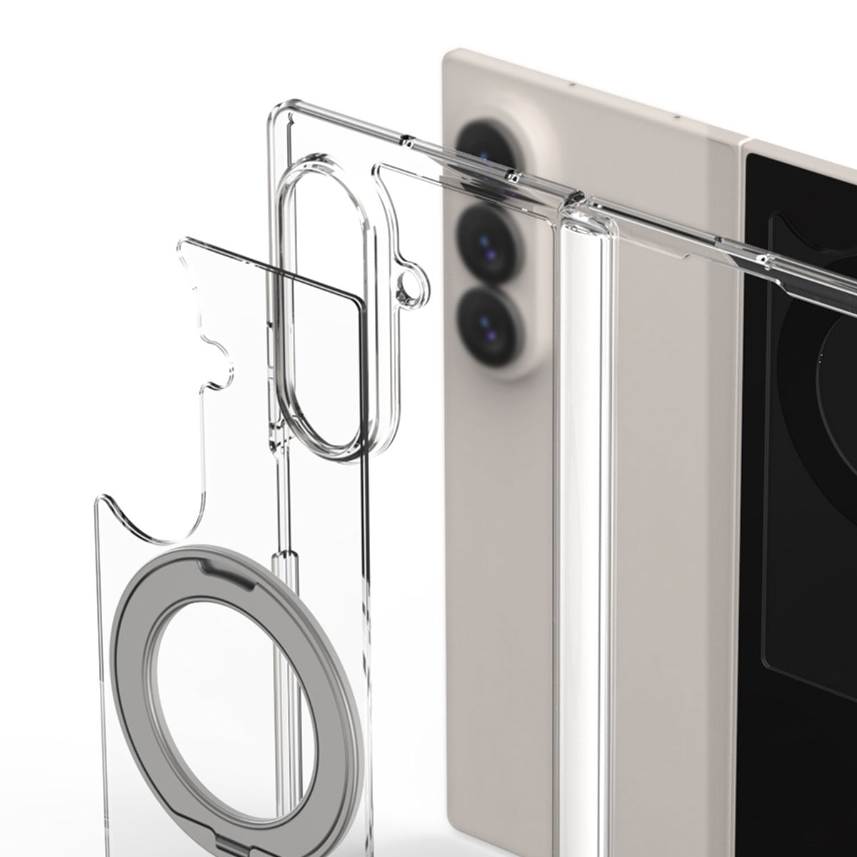 DUPLE 360 M STAND for Galaxy Z Fold8 Ultra ヒンジ保護 ケース