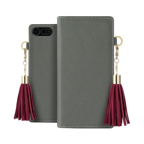 Xperia XZ Premium ケース 手帳型 DreamPlus Tassel Jacket（ドリームプラス タッセルジャケット）エクスペリア エックスゼット プレミアム カバー SO-04J タッセル付き