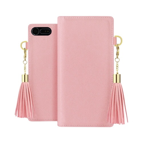 Xperia XZ Premium ケース 手帳型 DreamPlus Tassel Jacket（ドリームプラス タッセルジャケット）エクスペリア エックスゼット プレミアム カバー SO-04J タッセル付き