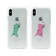 iPhone 11 Pro /  iPhone 11 ケース iPhone XS / X ケース iPhone XR ケース Dparks ソフトクリアケース お絵かきザウルス（ディーパークス）アイフォン カバー 恐竜