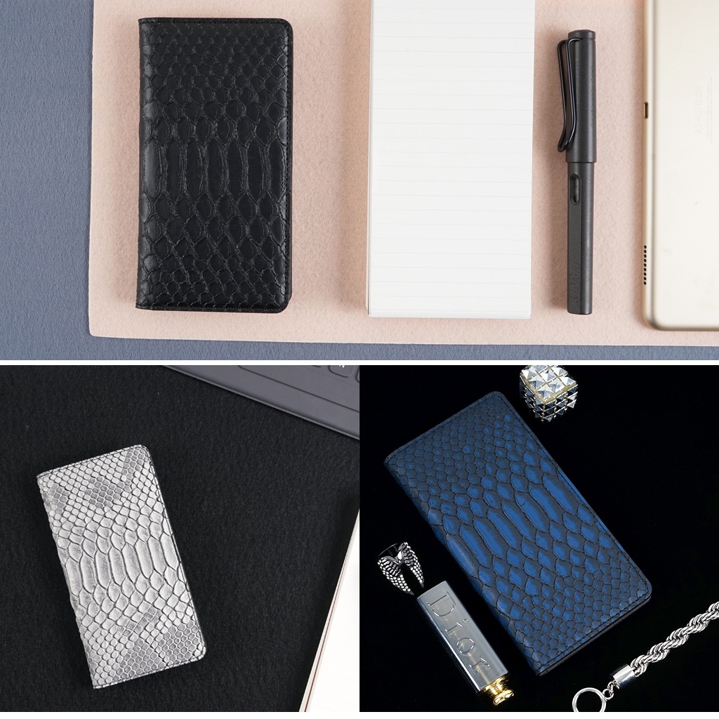 スマホケース 手帳型 スライド式 多機種対応マルチケース Gaze Matt Python Diary（ゲイズ マットパイソンダイアリー）Mサイズ Lサイズ 5～5.5インチまで 縦15cm×幅7.5cmまでのスマホ 縦16cm×幅8cmまでのスマホ