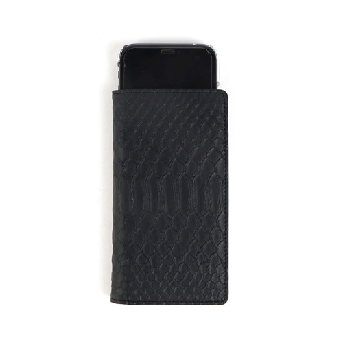 スマホケース 手帳型 スライド式 多機種対応マルチケース Gaze Matt Python Diary（ゲイズ マットパイソンダイアリー）Mサイズ Lサイズ 5～5.5インチまで 縦15cm×幅7.5cmまでのスマホ 縦16cm×幅8cmまでのスマホ