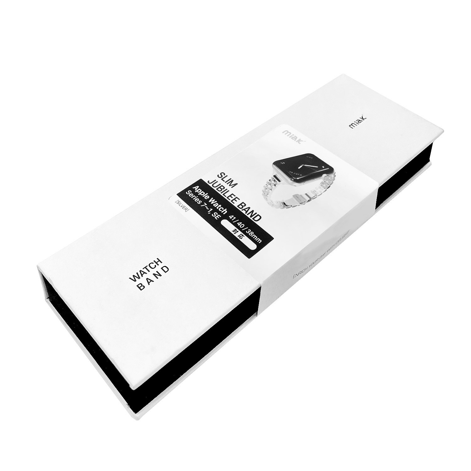 【訳あり アウトレット】 Apple Watch ステンレススチールバンド miak JUBILEE METAL BAND アップルウォッチバンド [ Apple Watch Ultra 49mm, 45-38mm (Series 1-8,SE) ] 