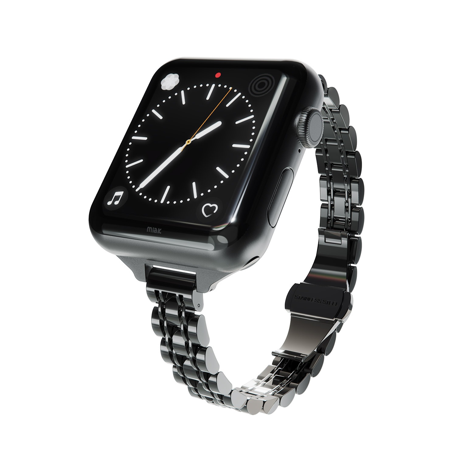 【訳あり アウトレット】 Apple Watch ステンレススチールバンド miak JUBILEE METAL BAND アップルウォッチバンド [ Apple Watch Ultra 49mm, 45-38mm (Series 1-8,SE) ] 