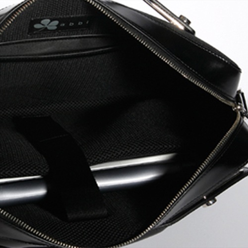 abbi PCバッグ メリッサ・スエードブリーフケース ナイロビ