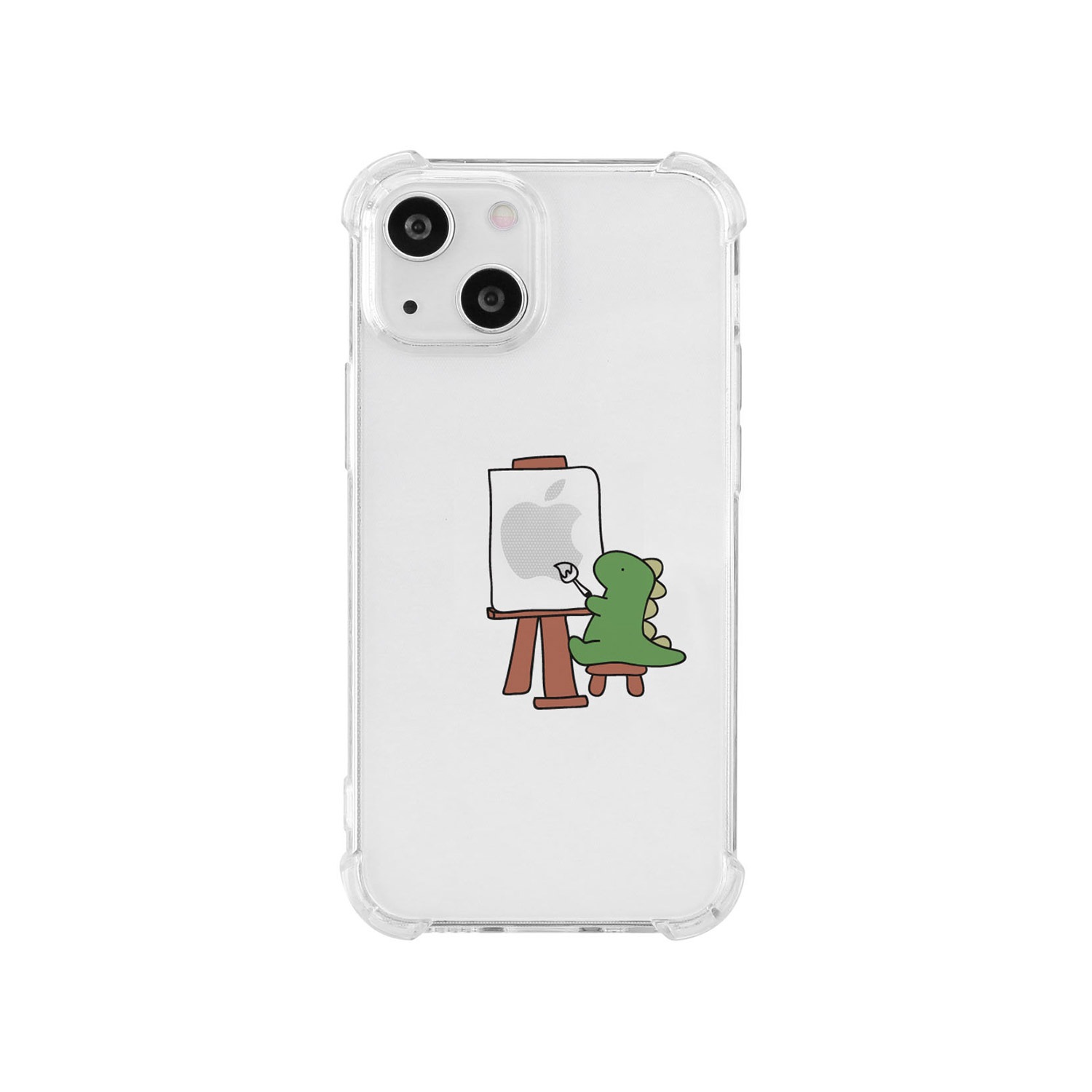 AKAN [ iPhone 14 / 14 Pro ] ソフトタフケース おしごとザウルス―画家