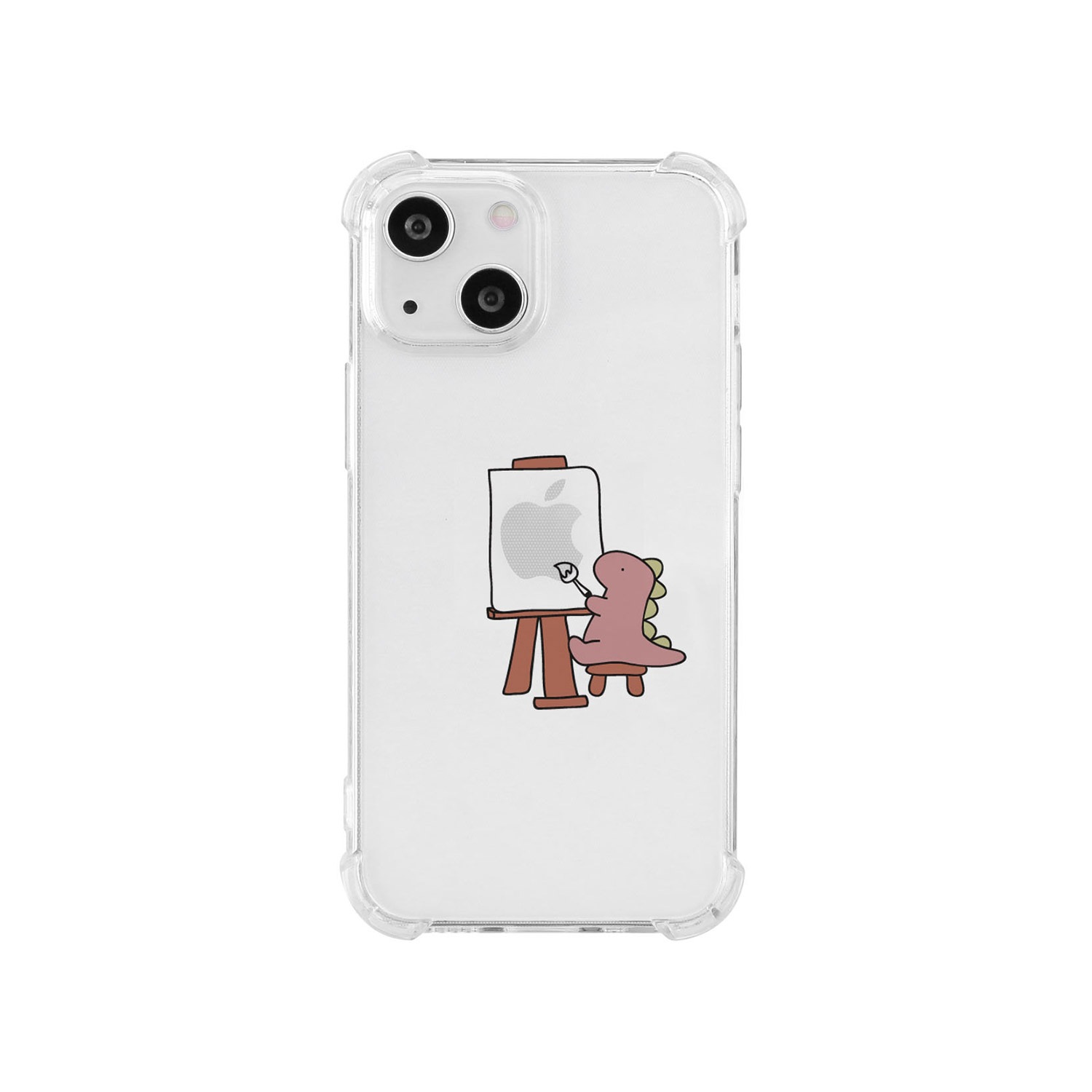 AKAN [ iPhone 14 / 14 Pro ] ソフトタフケース おしごとザウルス―画家