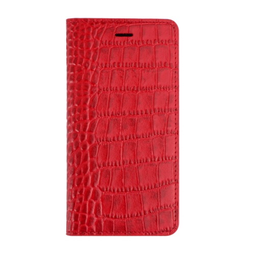 iPhone 14 / 14 Pro / 13 ケース カバー 【手帳型 本革】GAZE Vivid Croco Diary [for iPhone SE3（第3世代）/SE2（第2世代）/8/7/6s/6]