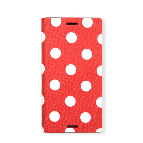 Xperia ケース Chabel Polka Dot Diary チャベル ポルカドットダイアリー エクスペリア Mycaseshop 通販