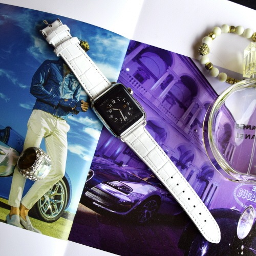 Apple Watch バンド Gaze クロコシリーズ アップルウォッチ レザー アップルウォッチ 42/41/40/38mm (Series10/5/4/3/2/1)