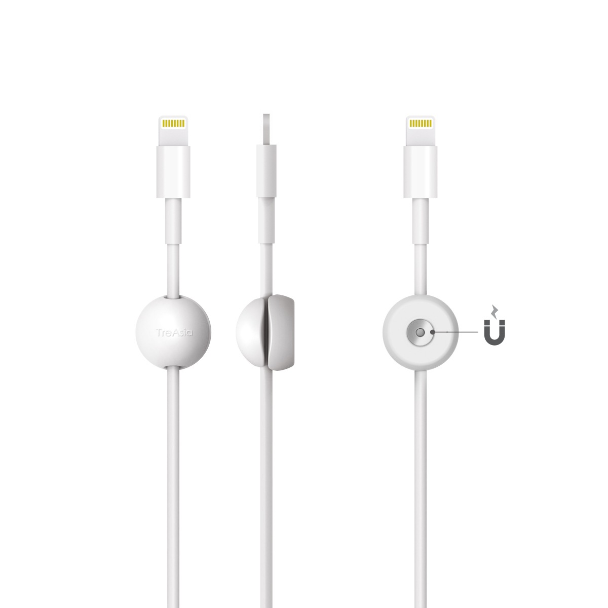 ケーブルホルダー マグネット Lead Trend Magnetic Cable Dot（リードトレンド マグネティックケーブル ドット） ３個セット テレワーク 在宅勤務