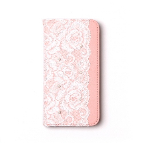 iPhone SE (第3世代) ケース カバー 手帳型 abbi Lace Diary [iPhone SE3/SE2/8/7]