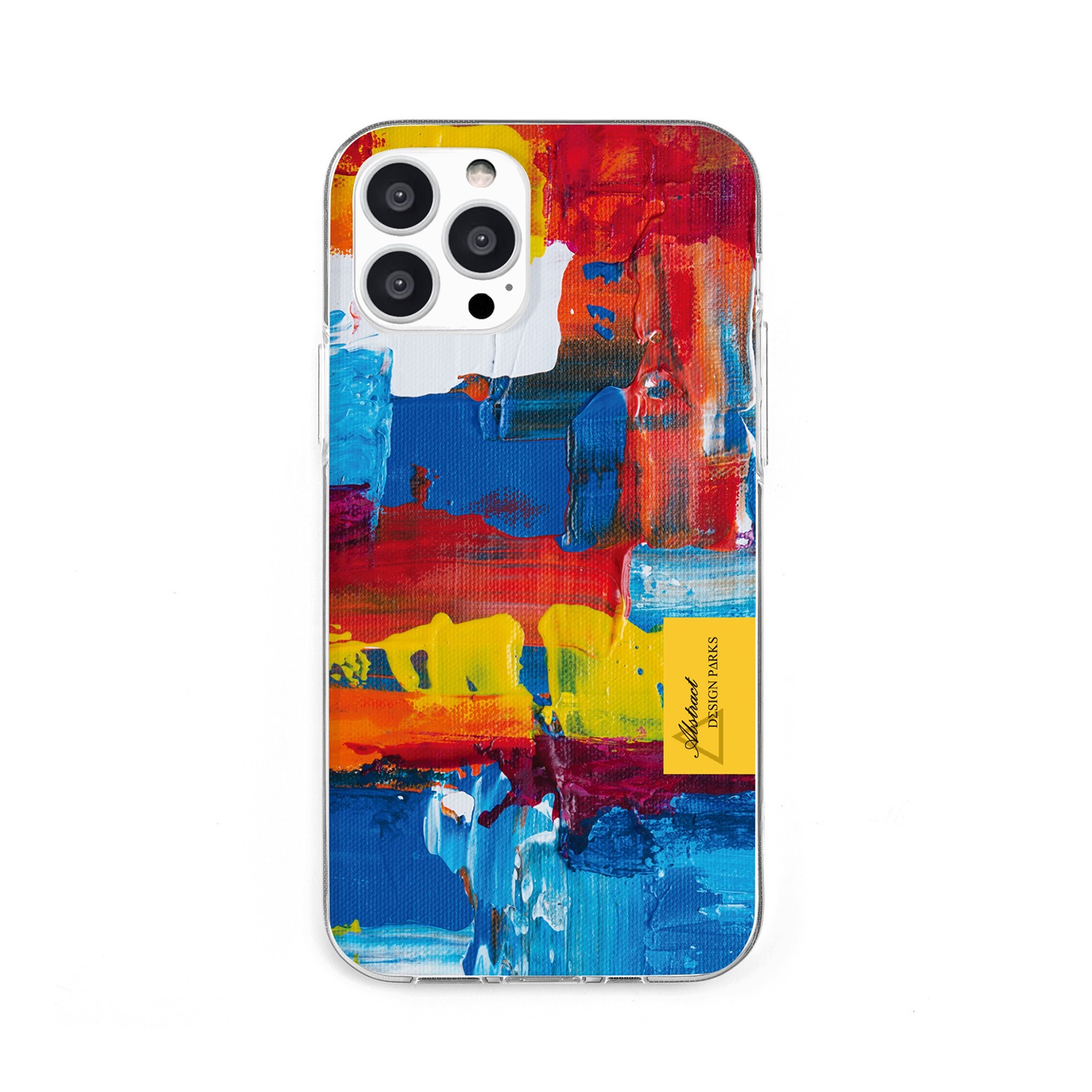 iPhone 13 Pro ケース ソフト クリア バックカバー Dparks Painting Blending 【 iPhone 13 / 13 Pro / iPhone 13 mini 】 背面カバー型 アイフォンケース