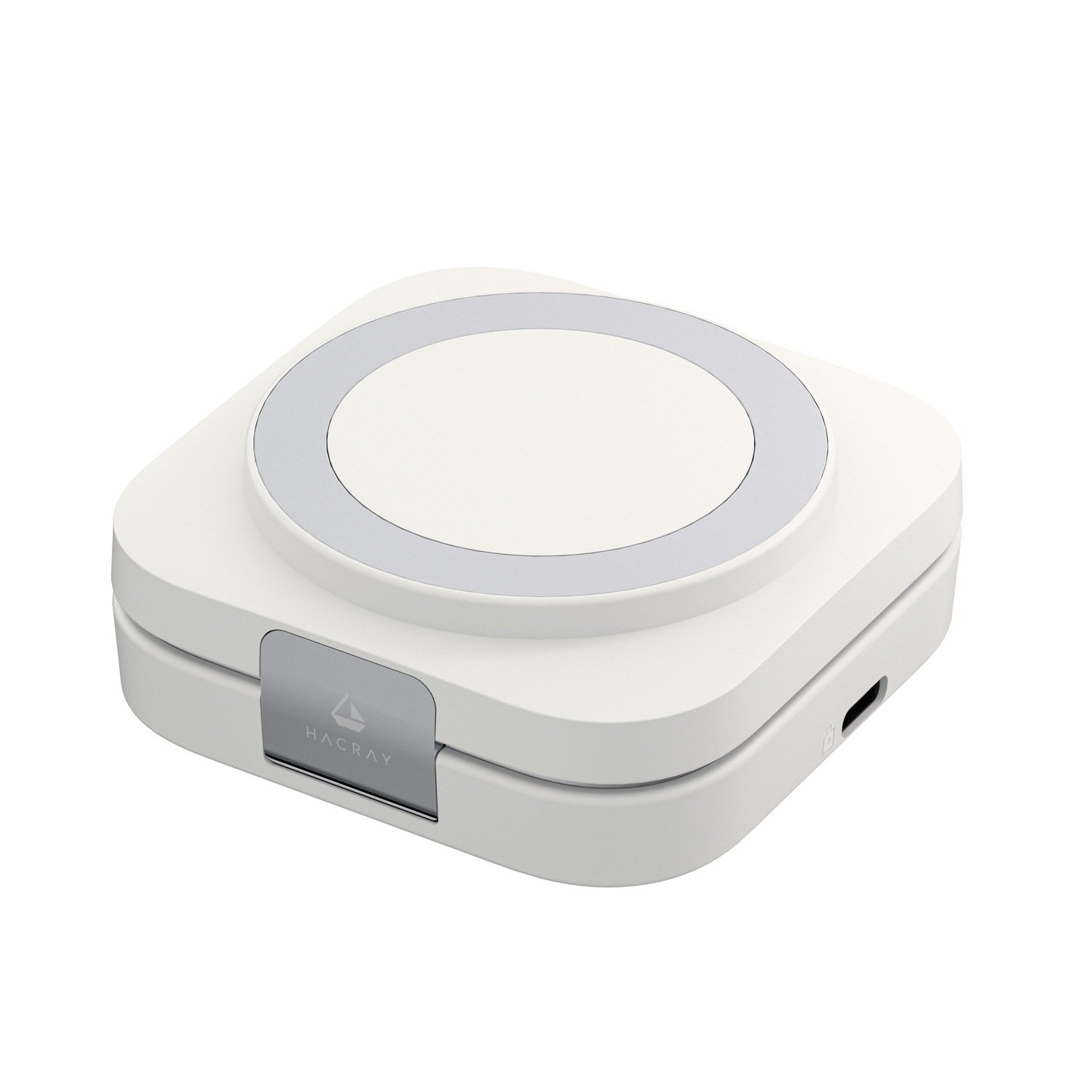 HACRAY 3in1 折りたたみ式 ワイヤレス充電 スタンド 持ち運び MagSafe対応 for iPhoneｘApple WatchｘAirPodsｘAndroid