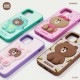 iPhone 11 Pro ケース カバー LINE FRIENDS SILICON  [iPhone 11 Pro/11/XS/X]